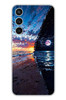 Le Balvo Samsung Galaxy S23 FE Uyumlu Deniz Günbatımı Baskılı Silikon Kılıf