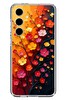 Le Balvo Samsung Galaxy S24 FE Uyumlu Sonbahar Çiçekleri Baskılı Silikon Kılıf