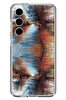 Le Balvo Samsung Galaxy S24 FE Uyumlu Karışık Çizgiler Baskılı Silikon Kılıf