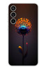 Le Balvo Samsung Galaxy S23 FE Uyumlu Büyülü Çiçek Baskılı Silikon Kılıf