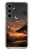 Le Balvo Samsung Galaxy S24 FE Uyumlu Ay Gecesi Baskılı Silikon Kılıf