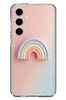 Le Balvo Samsung Galaxy S24 FE Uyumlu Gökkuşağı Pastel Baskılı Silikon Kılıf