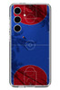 Le Balvo Samsung Galaxy S24 FE Uyumlu Basketbol Sahası Baskılı Silikon Kılıf
