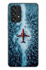 Le Balvo Samsung Galaxy A33 Uyumlu Kış Ortasında Uçak Baskılı Silikon Kılıf