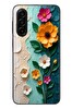 Le Balvo Samsung Galaxy A17 Uyumlu Güzel Modern Çiçekler Baskılı Silikon Kılıf