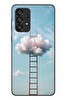 Le Balvo Samsung Galaxy A33 Uyumlu Buluta Çıkan Merdiven Baskılı Silikon Kılıf