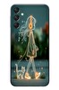 Le Balvo Samsung Galaxy A24 Uyumlu Kedili Neon Kız Baskılı Silikon Kılıf
