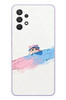 Le Balvo Samsung Galaxy A32 Uyumlu Pembe Mavi Kedi Baskılı Silikon Kılıf