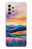 Le Balvo Samsung Galaxy A32 Uyumlu Renkli Pastel Günbatımı Baskılı Silikon Kılıf