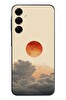 Le Balvo Samsung Galaxy A16 Uyumlu Bulut ve Güneş Baskılı Silikon Kılıf