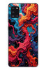 Le Balvo Samsung Galaxy A31 Uyumlu Dalgaların İz Karışımı Baskılı Silikon Kılıf