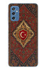 Le Balvo Samsung Galaxy M52 Uyumlu Türkiye Bayraklı Halı Baskılı Silikon Kılıf