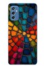 Le Balvo Samsung Galaxy M52 Uyumlu Gökkuşağı Renkli Kaldırım Baskılı Silikon Kılıf