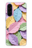 Le Balvo Samsung Galaxy A57 Uyumlu Pastel Damlalıklı Yapraklar Baskılı Silikon Kılıf