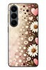 Le Balvo Samsung Galaxy S26 Uyumlu Kalpli Papatya Damlaları Baskılı Silikon Kılıf