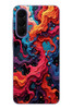 Le Balvo Samsung Galaxy A57 Uyumlu Dalgaların İz Karışımı Baskılı Silikon Kılıf