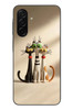 Le Balvo Samsung Galaxy A26 Uyumlu Neşeli Kedi Ailesi Baskılı Silikon Kılıf