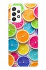 Le Balvo Samsung Galaxy A52 Uyumlu Renkli Lime Dilimler Baskılı Silikon Kılıf