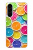 Le Balvo Samsung Galaxy A37 Uyumlu Renkli Lime Dilimler Baskılı Silikon Kılıf