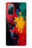 Le Balvo Samsung Galaxy S20 FE Uyumlu Renklerin Dansı Baskılı Silikon Kılıf
