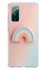 Le Balvo Samsung Galaxy S20 FE Uyumlu Gökkuşağı Pastel Baskılı Silikon Kılıf