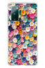 Le Balvo Samsung Galaxy S20 FE Uyumlu Pastel Çiçekler Baskılı Silikon Kılıf