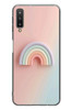 Le Balvo Samsung Galaxy A7 2018 Uyumlu Gökkuşağı Pastel Baskılı Silikon Kılıf