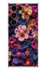 Le Balvo Samsung Galaxy S23 Ultra Uyumlu Çiçek Örgüsü Baskılı Silikon Kılıf