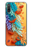 Le Balvo Samsung Galaxy A7 2018 Uyumlu Pastoral Çicekler Baskılı Silikon Kılıf
