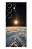 Le Balvo Samsung Galaxy S23 Ultra Uyumlu Uzay Günbatımı Baskılı Silikon Kılıf