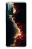 Le Balvo Samsung Galaxy S20 FE Uyumlu Uzay Boşluğu Baskılı Silikon Kılıf