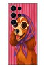 Le Balvo Samsung Galaxy S24 Ultra Uyumlu Gözlüklü Köpek Baskılı Silikon Kılıf
