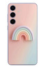 Le Balvo Samsung Galaxy S24 Plus Uyumlu Gökkuşağı Pastel Baskılı Silikon Kılıf