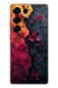 Le Balvo Samsung Galaxy S25 Ultra Uyumlu Yaprak Geçişkenliği Baskılı Silikon Kılıf