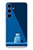 Le Balvo Samsung Galaxy S24 Plus Uyumlu Kulaklı Kedi Baskılı Silikon Kılıf