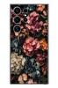 Le Balvo Samsung Galaxy S24 Ultra Uyumlu Koyu Çiçekler Baskılı Silikon Kılıf