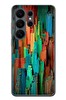 Le Balvo Samsung Galaxy S26 Ultra Uyumlu Dikey Renkler Baskılı Silikon Kılıf