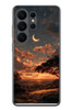 Le Balvo Samsung Galaxy S26 Ultra Uyumlu Ay Gecesi Baskılı Silikon Kılıf