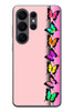Le Balvo Samsung Galaxy S26 Ultra Uyumlu Kelebeklerin Rüyası Baskılı Silikon Kılıf