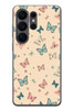 Le Balvo Samsung Galaxy S26 Ultra Uyumlu Renkli Kelebekler Baskılı Silikon Kılıf