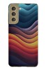 Le Balvo Samsung Galaxy S21 FE Uyumlu Noktalı Renkler Baskılı Silikon Kılıf