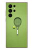Le Balvo Samsung Galaxy S22 Ultra Uyumlu Tenis Raketi Baskılı Silikon Kılıf
