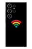 Le Balvo Samsung Galaxy S24 Ultra Uyumlu Wifi Simgesi Baskılı Silikon Kılıf