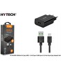 Hytech HY-XE36TB Type-C EV Şarjlı 18W - 2.4A Hızlı Şarj Adaptör Seti Siyah