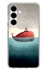 Le Balvo Samsung Galaxy S25 FE Uyumlu Balina Baskılı Silikon Kılıf