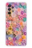 Le Balvo Samsung Galaxy A32 Uyumlu Çiçek Bükleleri Baskılı Silikon Kılıf