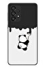 Le Balvo Samsung Galaxy A33 Uyumlu Boyacı Panda Baskılı Silikon Kılıf