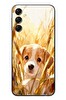 Le Balvo Samsung Galaxy A24 Uyumlu Golden Köpek Baskılı Silikon Kılıf