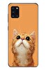 Le Balvo Samsung Galaxy A31 Uyumlu Masum Kedi Baskılı Silikon Kılıf