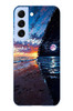 Le Balvo Samsung Galaxy S22 Uyumlu Deniz Günbatımı Baskılı Silikon Kılıf
